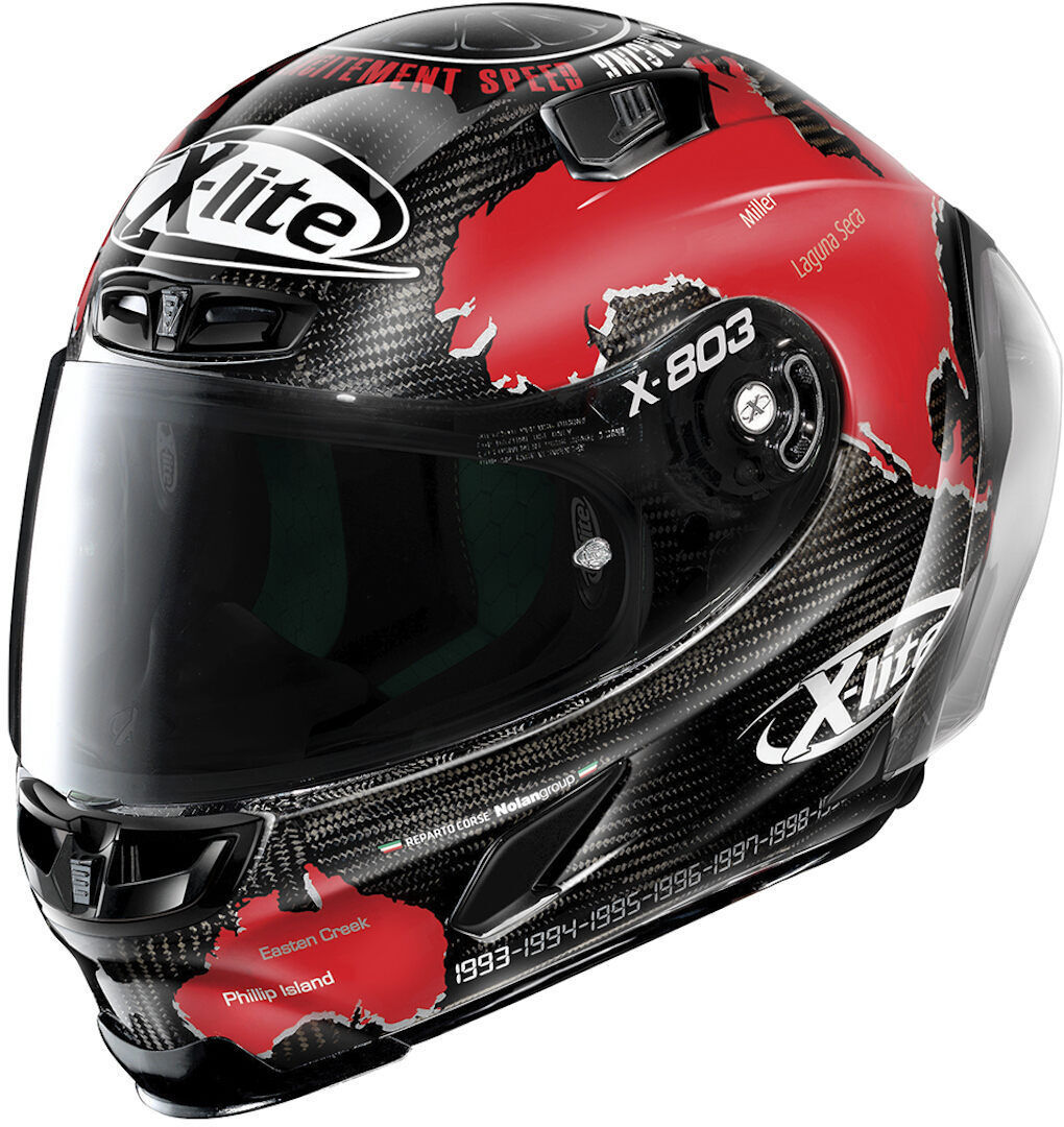 X-Lite X-803 RS Ultra Carbon Replica C. Checa Capacete