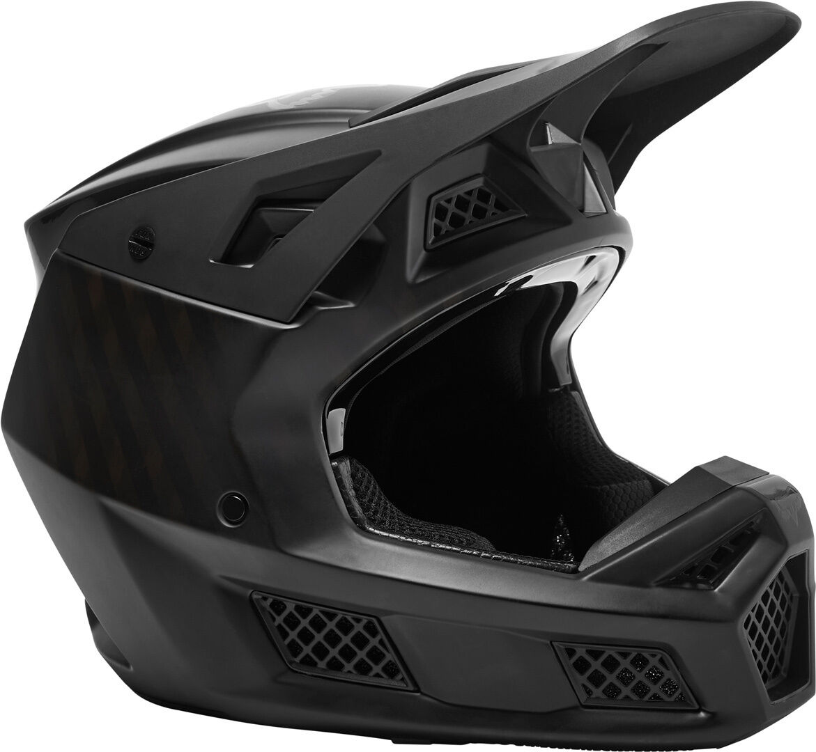 FOX V3 RS Black Carbon Capacete de Motocross