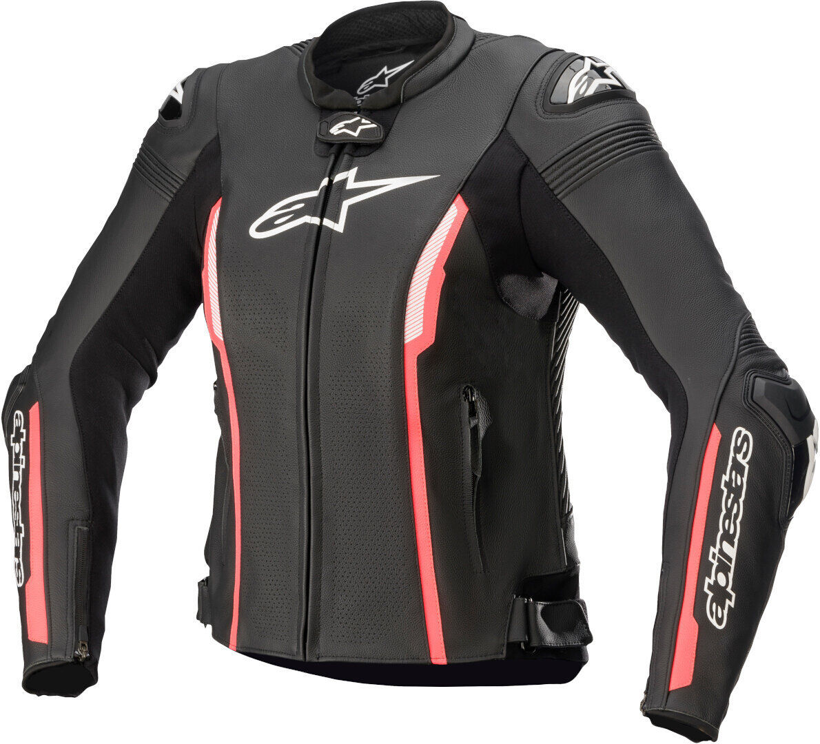 Alpinestars Stella Missile V2 Jaqueta de couro feminina de motocicleta