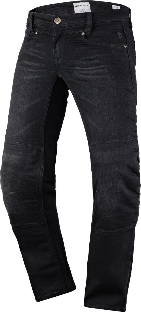 Photos - Motorcycle Clothing Scott Denim Stretch Female Black Size: 42 2464170001331 