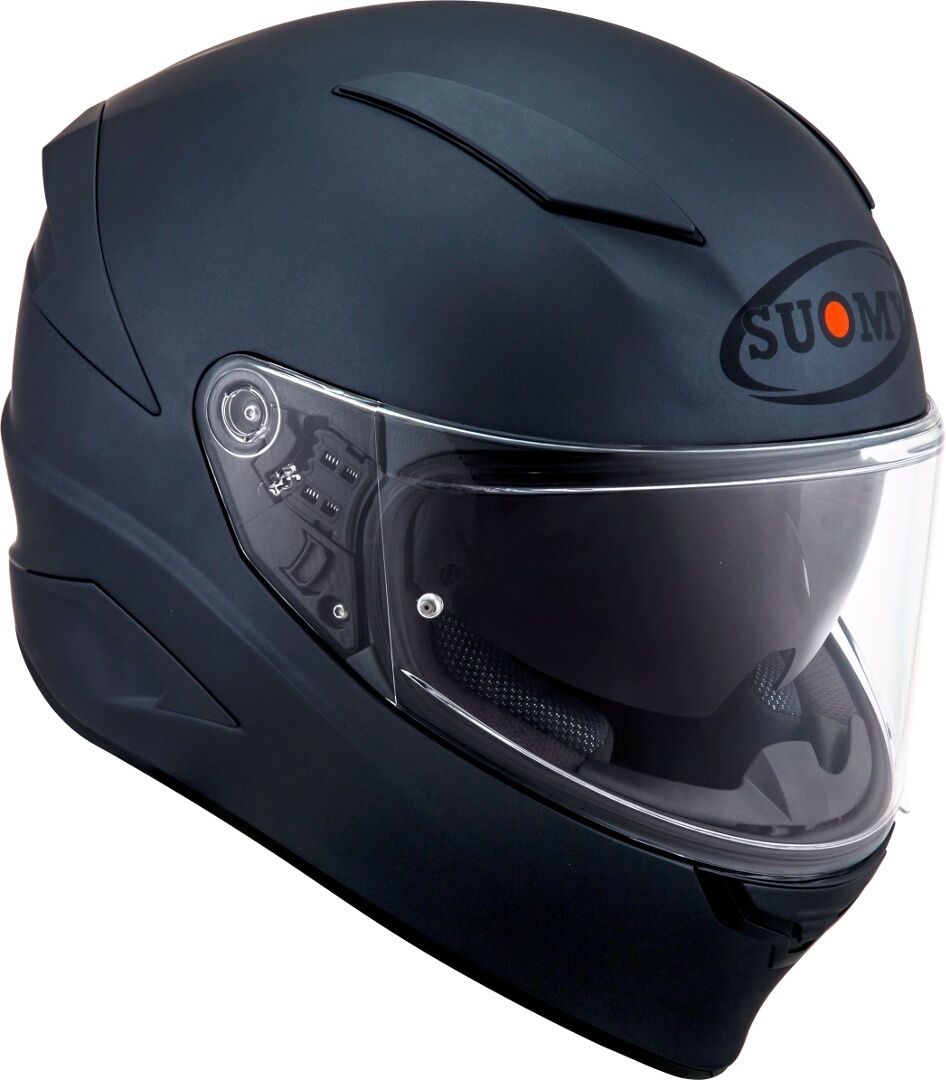 Photos - Motorcycle Helmet SUOMY Speedstar Plain Helmet Unisex Black Grey Size: M ksvr00x1.4 