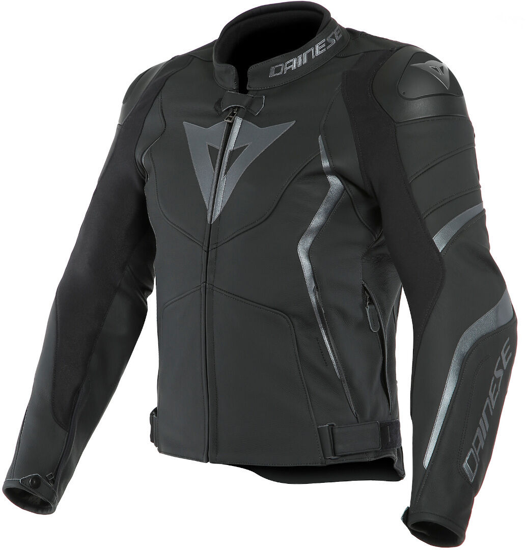 Photos - Motorcycle Clothing Dainese Avro 4 Motorcycle Leather Jacket Unisex Black Grey Size: 60 153381 