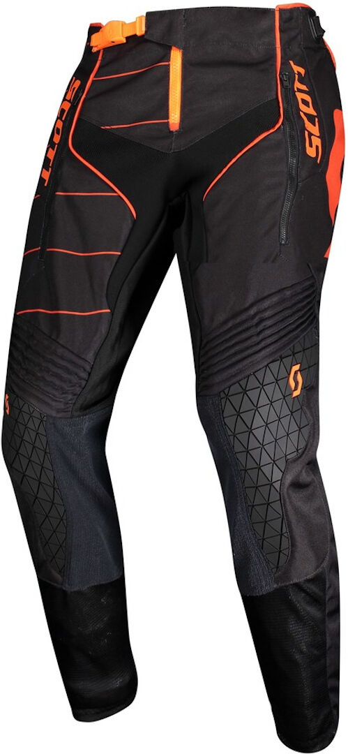 Photos - Motorcycle Clothing Scott Enduro Motocross Pants Unisex Black Orange Size: 28 2686201009317 