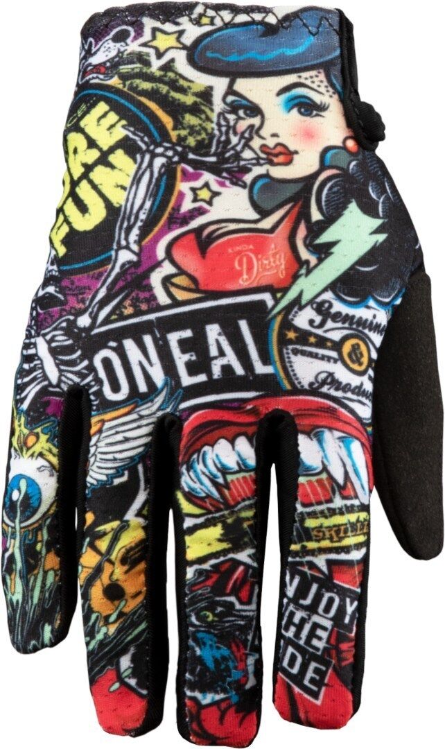 Photos - Motorcycle Gloves ONeal Matrix Crank 2 Youth Motocross Gloves Unisex Black Size: S 0391303 