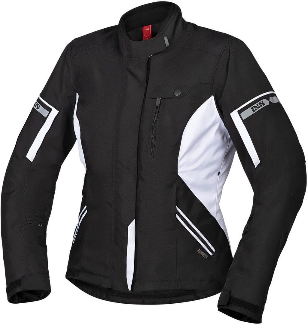 Photos - Motorcycle Clothing IXS Tour Finja-St 2.0 Ladies Motorcycle Textile Jacket Female Black White 