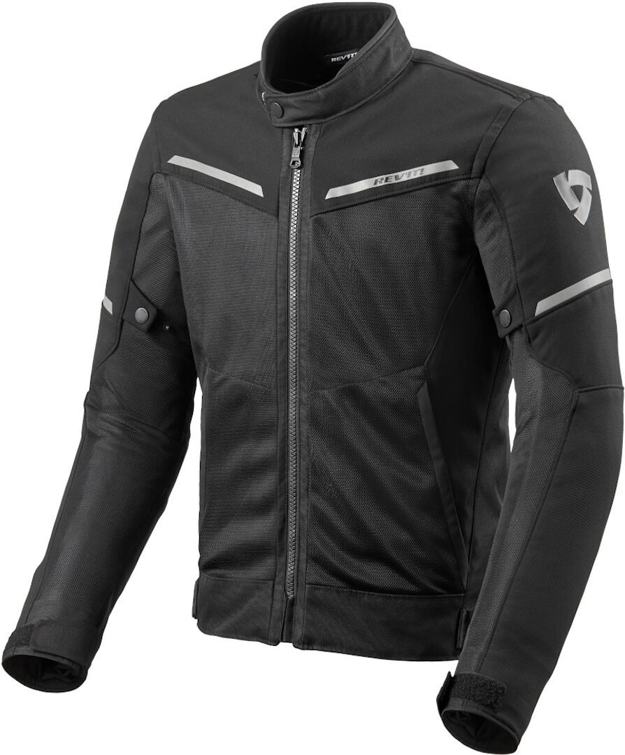 Photos - Motorcycle Clothing Revit Airwave 3 Motorcycle Textile Jacket Unisex Black Size: M fjt2731010m 