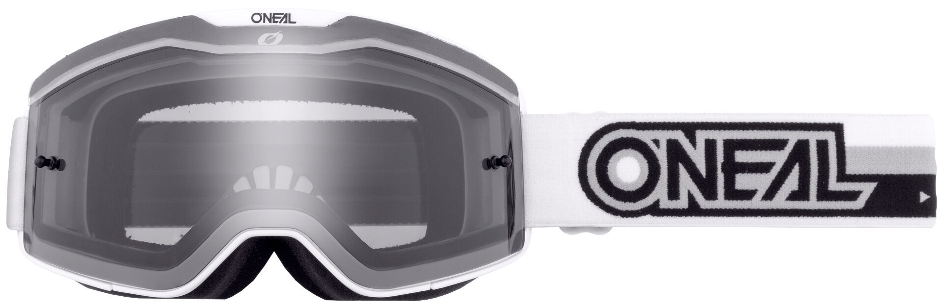 Photos - Motorcycle Goggles / Face Mask ONeal B-20 Proxy Motocross Goggles - Tinted Unisex Black White Size: One S 