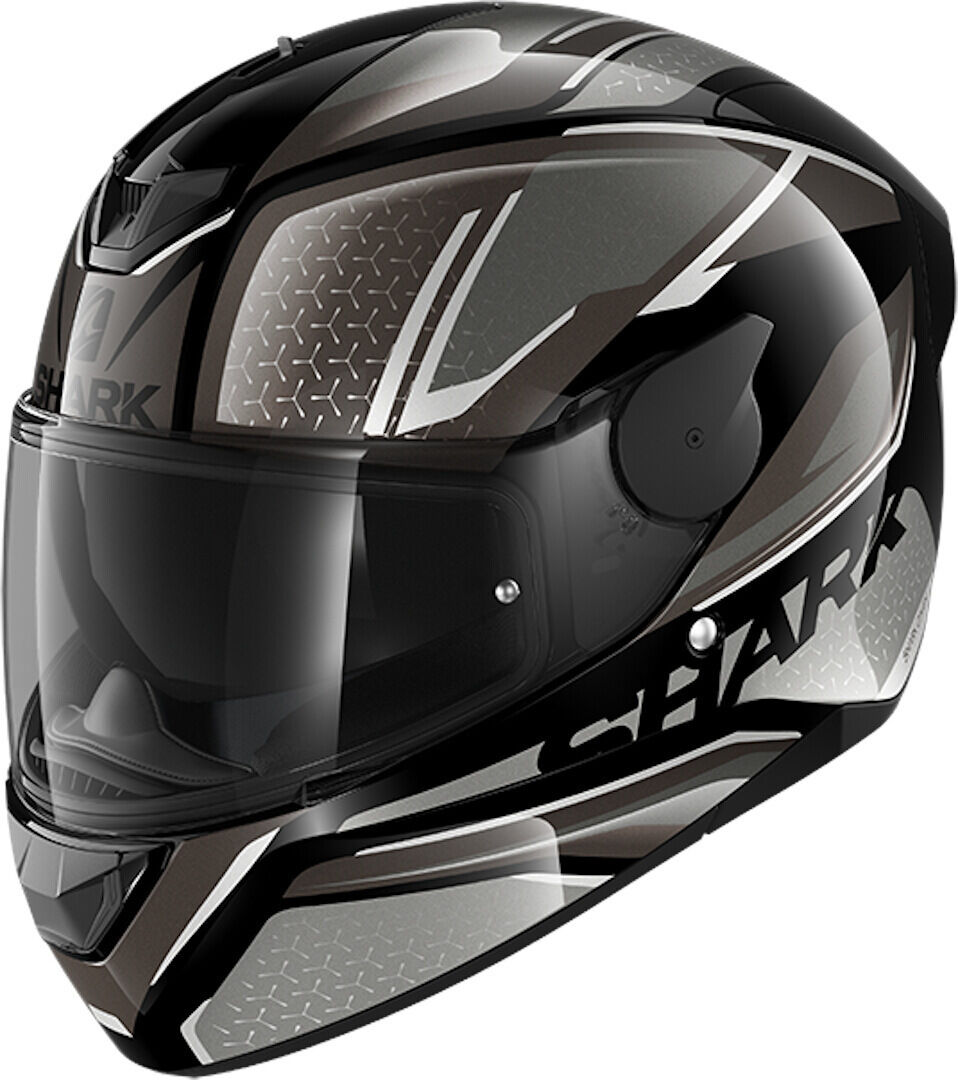 Photos - Motorcycle Helmet SHARK D-Skwal 2 Daven Helmet Unisex Black Grey Size: M he4056ekasm 
