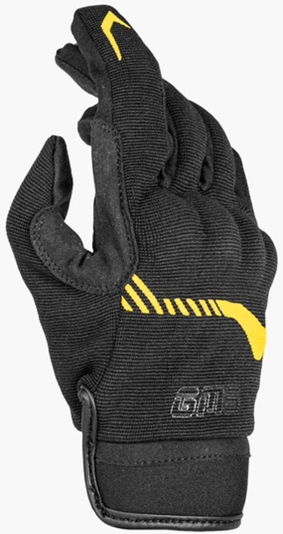 Photos - Motorcycle Gloves IXS Gms Jet-City  Unisex Black Yellow Size: 2xl zg407090352xl 