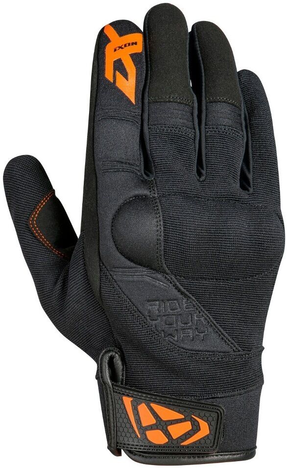 Photos - Motorcycle Gloves IXON Rs Delta  Unisex Black Orange Size: S 3001010201055s 
