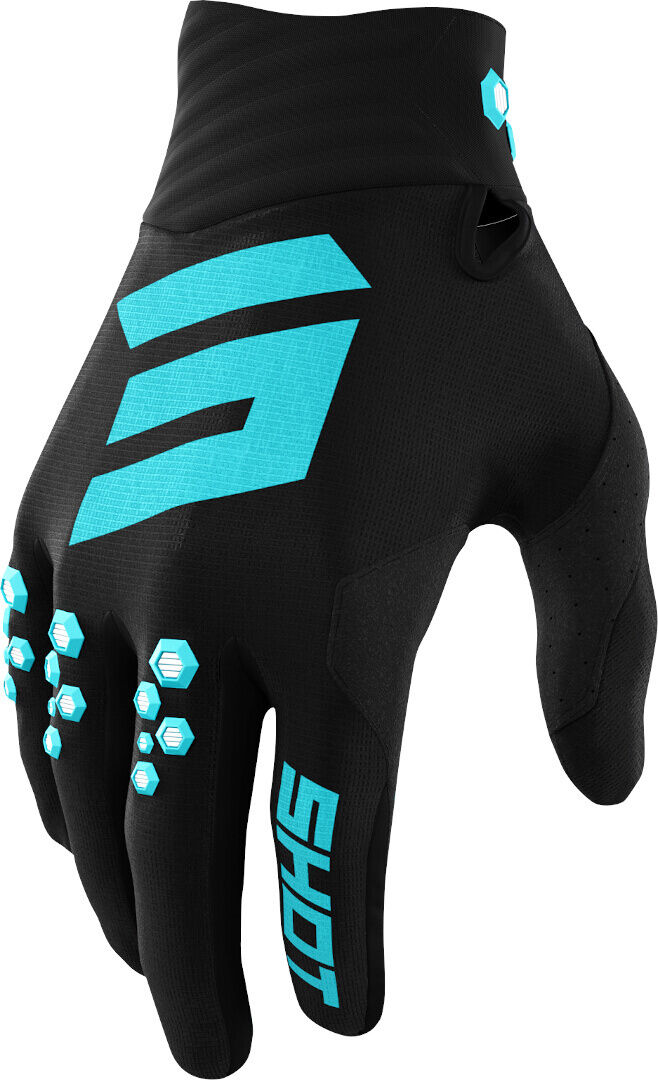 Photos - Motorcycle Gloves Shot Contact Motocross Gloves Unisex Black Blue Size: S a0913b8a0706