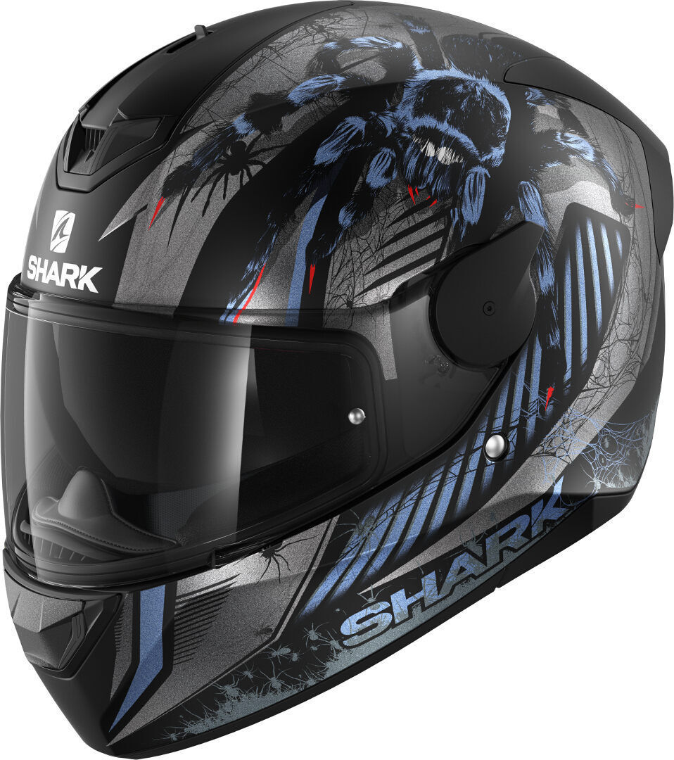 Photos - Motorcycle Helmet SHARK D-Skwal 2 Atraxx Helmet Unisex Black Blue Size: M he4059ekabm 
