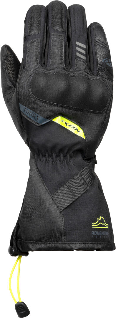Photos - Motorcycle Gloves IXON Pro Eddas  Unisex Black Yellow Size: M 3001110741072 