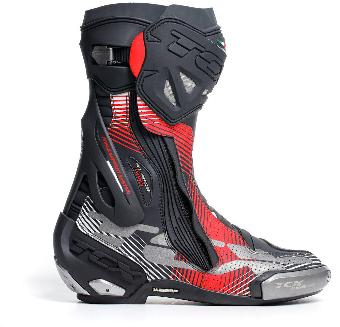 Photos - Motorcycle Boots TCX Rt-Race Pro Air   Unisex Black White Red Size: 44  2023