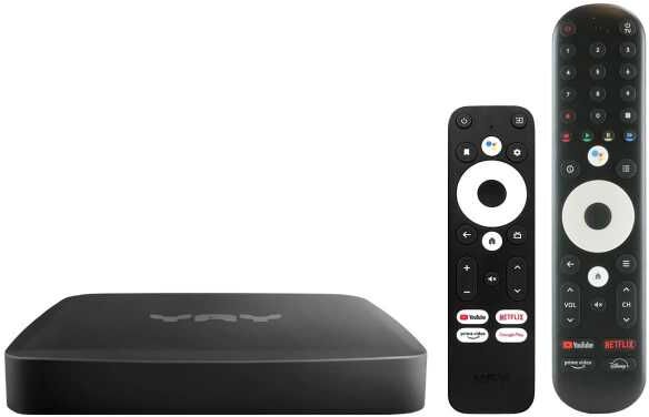 VU+ Plus YAY GO PRO IP-Receiver (4K UHD, Android 10, Dual-WiFi, Chromecast, IP-Player, HIGH-END)