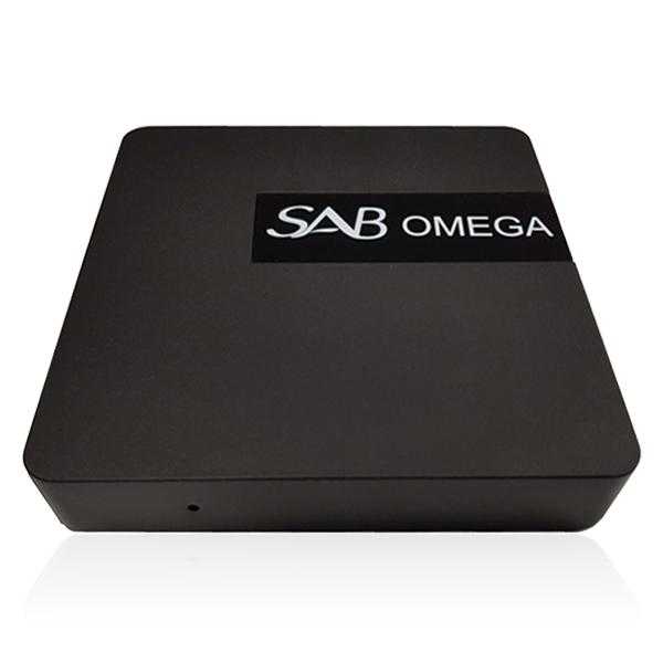 SAB Omega 4K UHD H.265 HEVC WLAN Android 6.0 TV IP Mediaplayer Schwarz