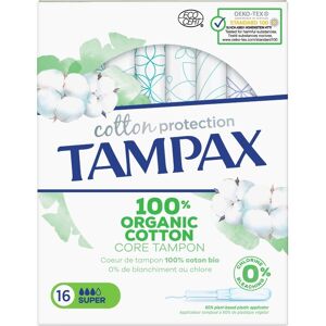 Tampax Organic Cotton Tampons 16 Pieces - Super