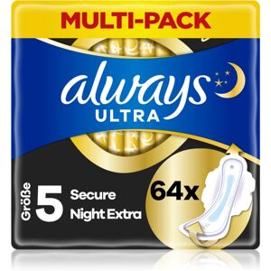 Always Ultra Secure Night Extra serviettes hygiéniques 64 pcs - Publicité
