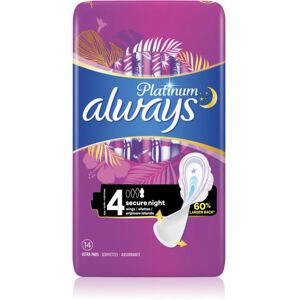 Always Ultra Secure Night serviettes hygiéniques 56 pcs - Publicité