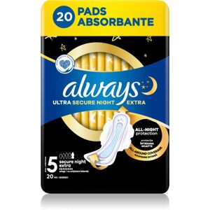 Always Ultra Secure Night Extra serviettes hygiéniques 20 pcs - Publicité
