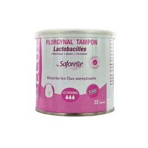 Saforelle Florgynal Tampon 22 Normal - Boîte 22 tampons