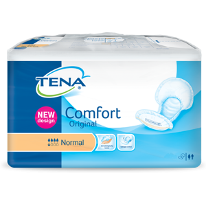 Tena Comfort Normal Original (plastique) - 3 paquets de 42 protections - Publicité