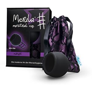 Merula Cup midnight (noir) "taille unique" Coupe menstruelle en silicone à usage médical - Publicité