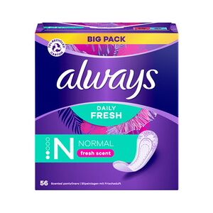 Always dailies Protège-slip Fresh&Protect Normal Fresh - Lot de 3 - Publicité