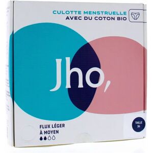 Jho Culotte Menstruelle En Coton Bio Flux Leger À Moyen T36 1ut