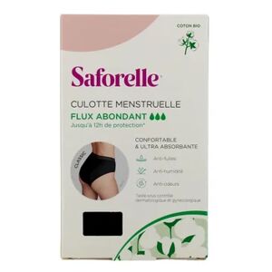 Saforelle Culotte Menstruelle Classic Flux Abondant T40 1ut