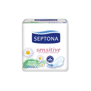 Septona Serviettes hygiéniques Sensitive - Normal ultra plus, 10 serviettes - Publicité