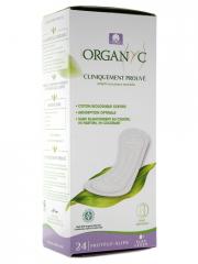 Organyc Protège-Slips Coton Bio Gots Extra Fin Vrac Bte 24 - Boîte 24 protège-slips