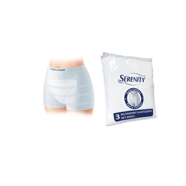 serenity panty comfort mutandina elasticizzata taglia l 3 pezzi