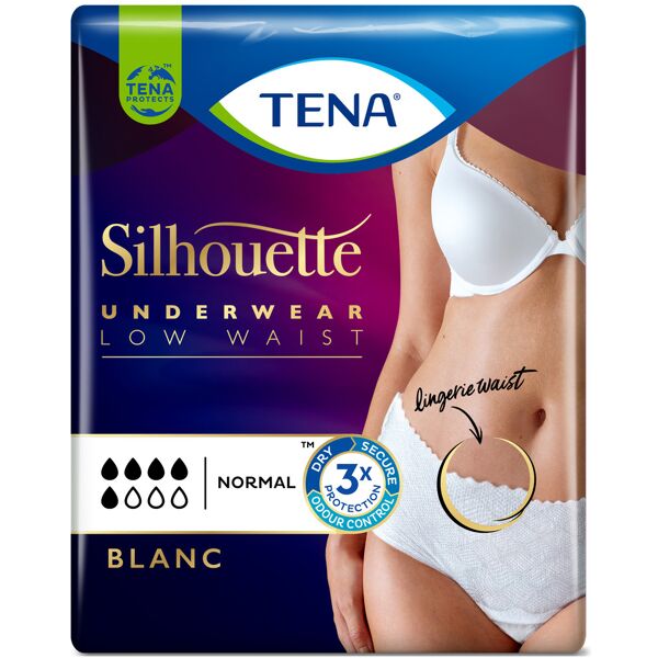 tena silhouette blanc l 5 pezzi