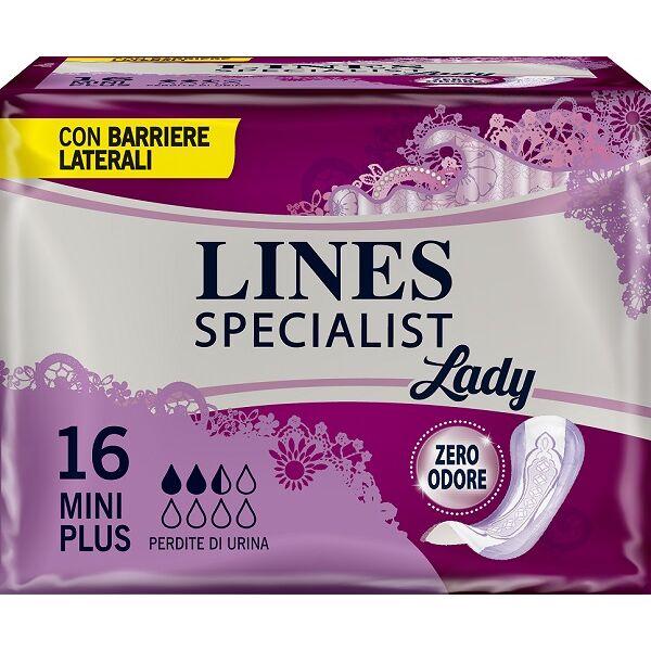 lines specialist pannolone mini plus 16 pezzi