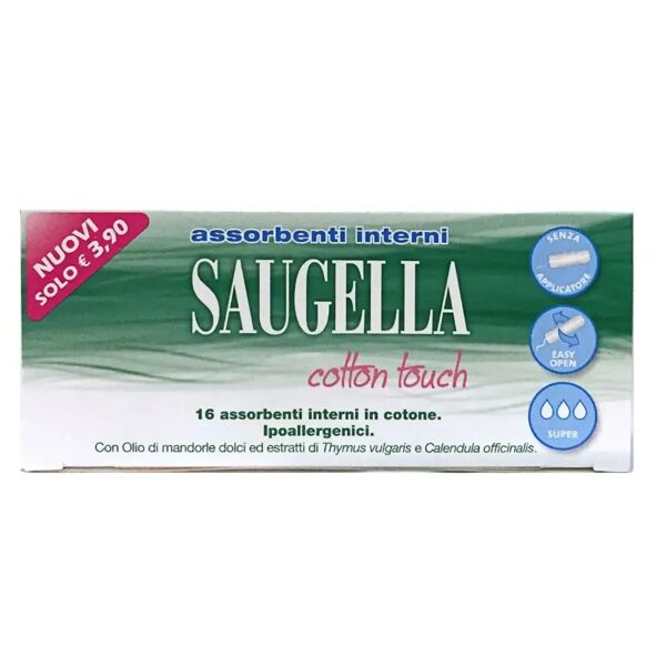 saugella cotton touch assorbenti interni super promo 16 pezzi