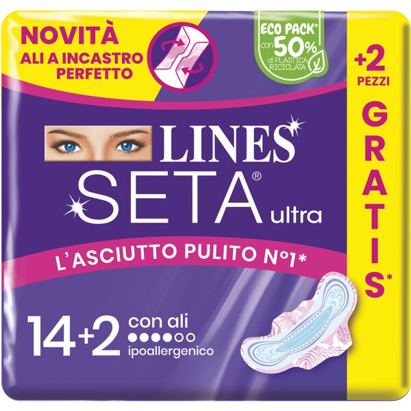 lines seta ultra assorbenti ali cp 14+2 pezzi