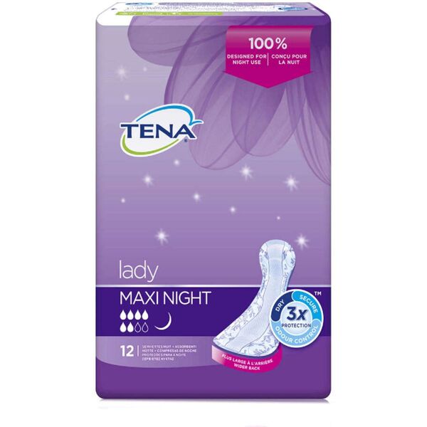 tena lady maxi night 12 assorbenti