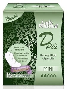 Lady Presteril D Più Mini Assorbente 12 Pezzi