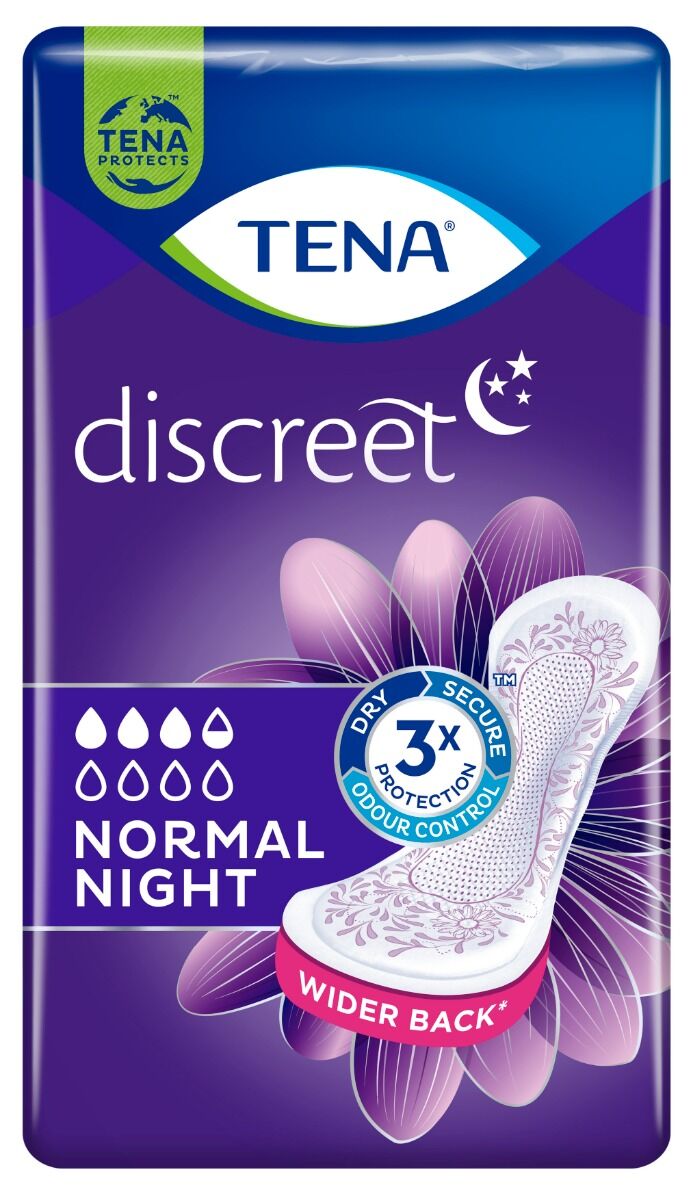 Tena Discreet Normal Night 10 Pezzi