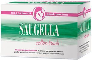 Saugella Cotton Touch Assorbente Post Parto 10 Pezzi