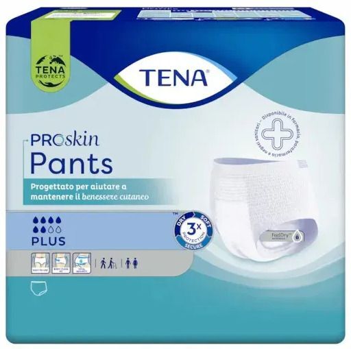 Tena Pants Pannolone Plus Extrasmall 14 Pezzi