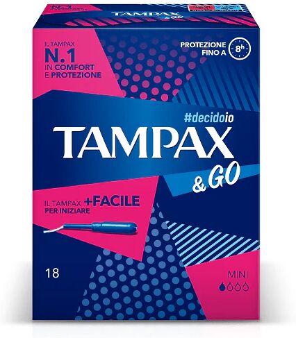 TAMPAX & Go Mini 18 Pezzi