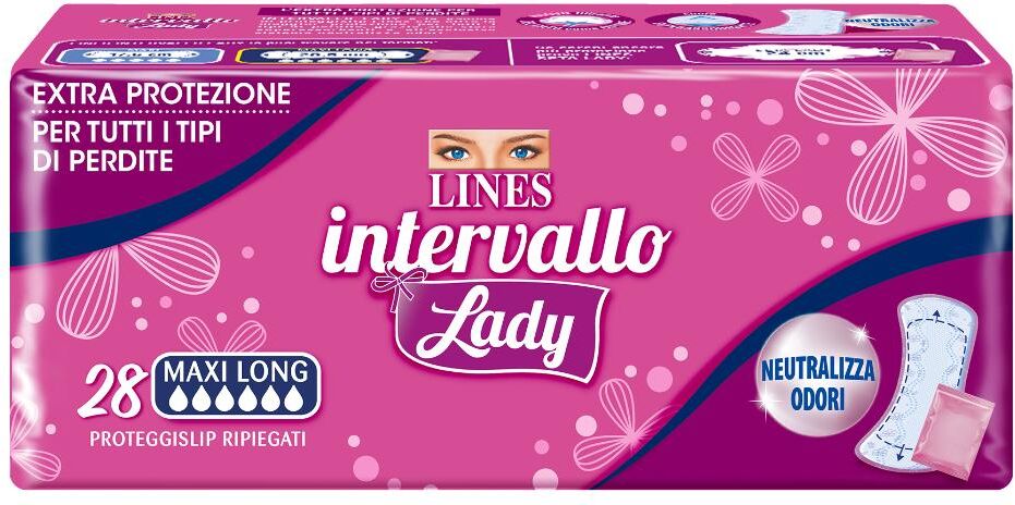 Fater Femcare Lines Interv.Lady Mx Long 28pz