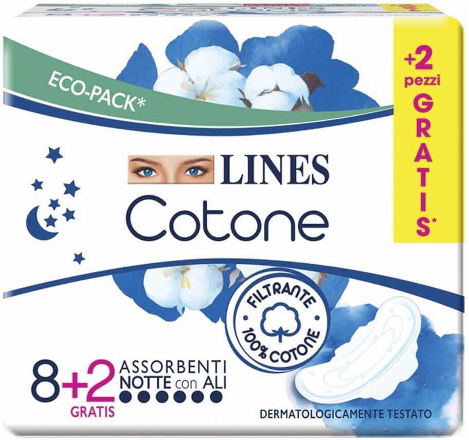 Fater Spa Lines Cotone Bio Ultra Ntt 10p