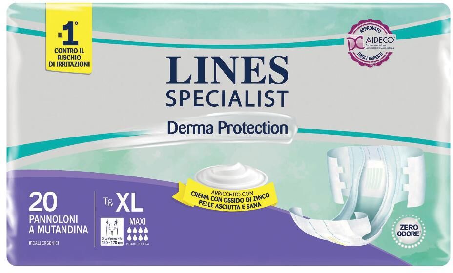 Fater Spa Lines Sp Derm Pann.Mx Xl 20pz