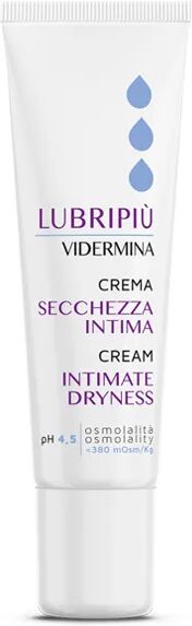 Vidermina Lubripiu' Crema Intima Lubrificante 30 ml