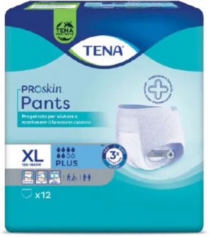 Tena Pants Plus Mutandina Assorbente Taglia XL 12 Pezzi