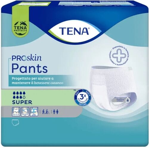 TENA Pants Super Pannoloni Mutandine Assorbenti Taglia M 10 Pezzi