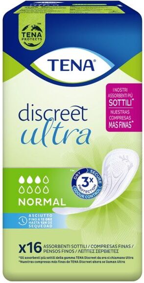 ESSITY ITALY SpA Tena Discreet Ultra Normal Pannolone Sagomato 16 Pezzi